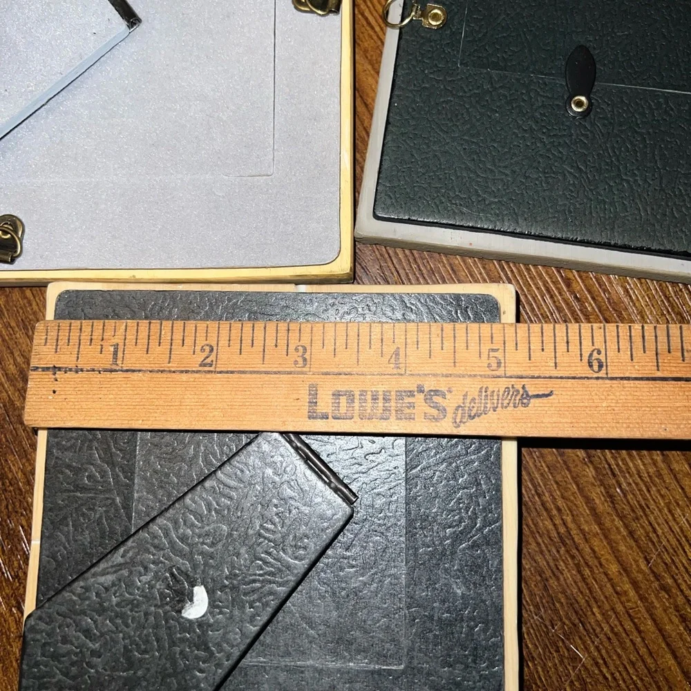 (3) Vintage Resin Decorative Picture Frames